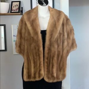 Vintage fur shawl